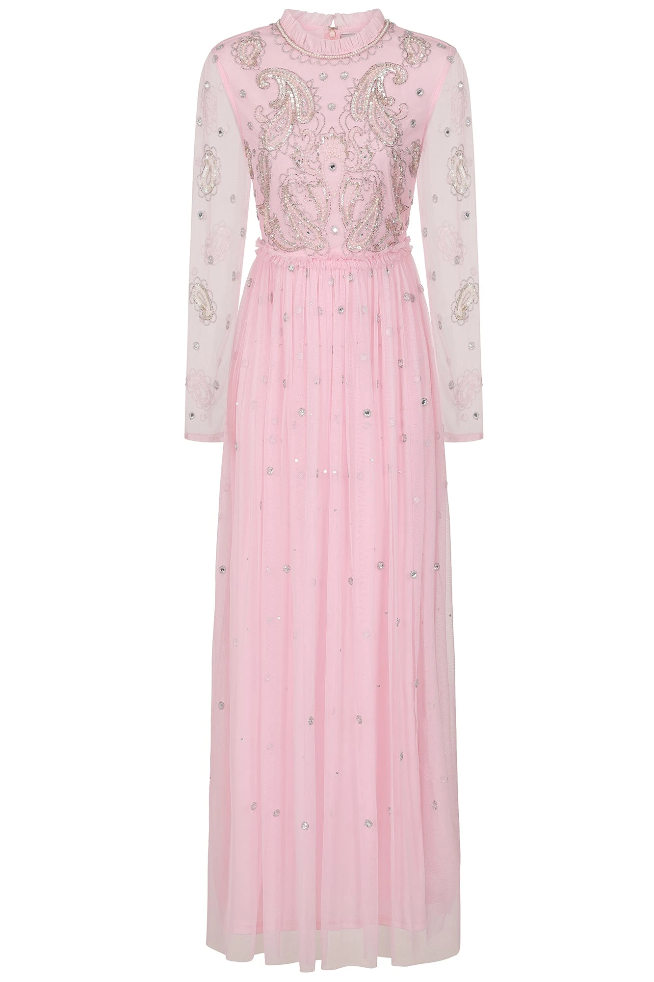 Anita Pink Embellished Maxi Dress 2 Anita Pink Embellished Maxi Dress - Image 2