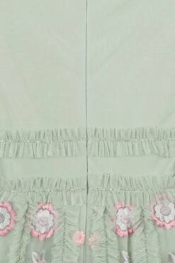 Anthea Green Floral Embroidered Midi Dress -Frock And Frill US Anthea Green Floral Embroidered Midi Dress 1 925ac057 65f6 42d4 b239 77e93a43bee2