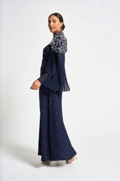 Arna Navy Sequin Maxi Dress -Frock And Frill US Arna Navy Sequin Maxi Dress 9