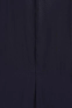 Briony Navy Embroidered Maxi Dress With Batwing Sleeves -Frock And Frill US Briony Navy Embroidered Maxi Dress 1