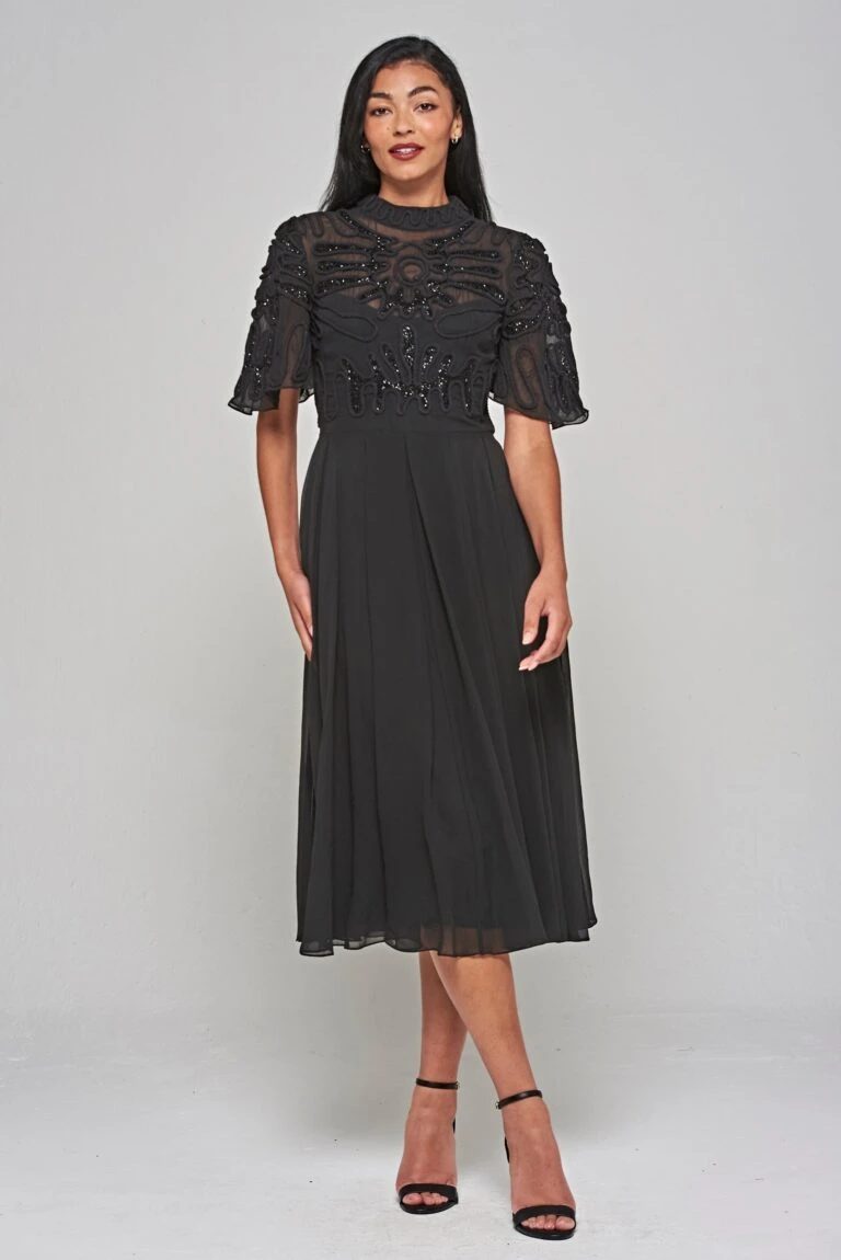 Frock And Frill US -Frock And Frill US Cari Black Cornelli Midi Dress 5 768x1150 1