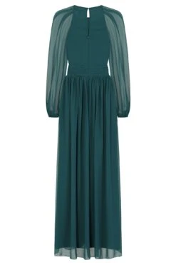 Celyn Green Embellished Maxi Dress -Frock And Frill US Celyn Green Embellished Maxi Dress 4