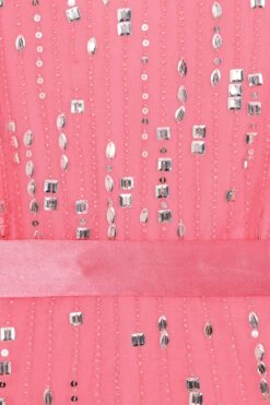 Cleo Strawberry Embellished Wrap Front Dress -Frock And Frill US Cleo Strawberry Embellished Wrap Dress 1