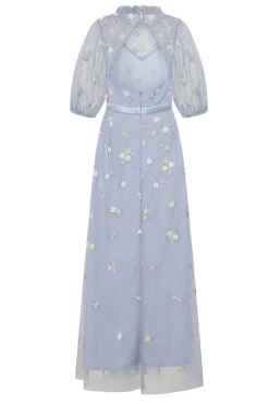 Deryn Blue Daisy Embroidered Maxi Dress -Frock And Frill US Deryn Blue Floral Maxi Dress 1 d60194f5 171c 4d7d a727 49e5907fa485