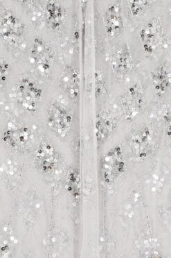 Eileen Grey Embellished Dress With Cape Sleeves -Frock And Frill US Eileen Grey Embellished Maxi Dress 1