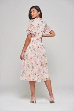Fleur Floral Print Midi Dress -Frock And Frill US Fleur Floral Print Midi Dress 1