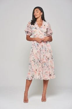 Fleur Floral Print Midi Dress -Frock And Frill US Fleur Floral Print Midi Dress 2