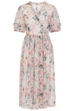 Fleur Floral Print Midi Dress -Frock And Frill US Fleur Floral Print Midi Dress 8