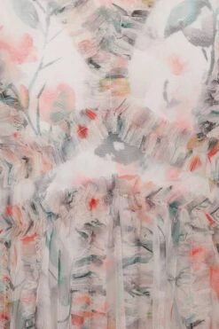 Florentina Floral Print Ruffled Midi Dress -Frock And Frill US Florentina Floral Print Midi Dress 3