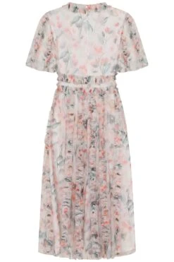 Florentina Floral Print Ruffled Midi Dress -Frock And Frill US Florentina Floral Print Midi Dress 4
