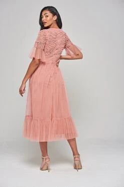 Jenna Rose Cornelli Sequin Midi Dress -Frock And Frill US Jenna Rose Cornelli Midi Dress 10