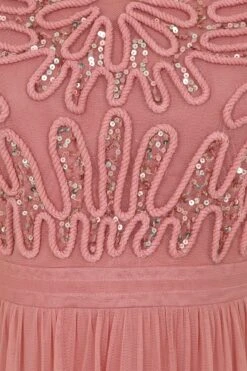 Jenna Rose Cornelli Sequin Midi Dress -Frock And Frill US Jenna Rose Cornelli Midi Dress 12