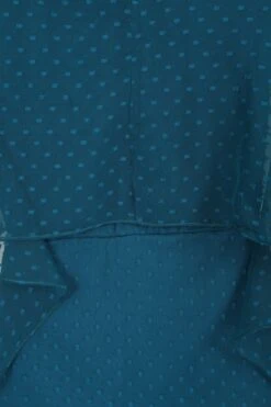 Juliet Blue Cape Detail Midi Dress -Frock And Frill US Juliet Blue Midi Dress 4