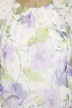 Kelda White Floral Print Midi Dress -Frock And Frill US Kelda White Floral Print Midi Dress 11