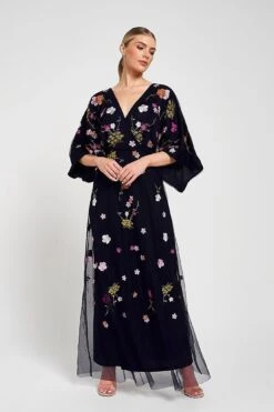 Lana Floral Embroidered Maxi Dress