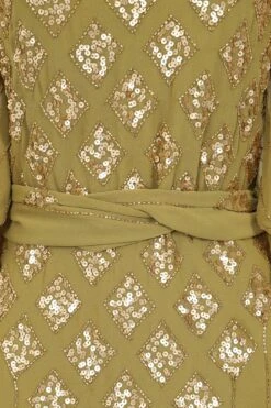 Laurie Willow Sequin Midi Dress -Frock And Frill US Laurie Willow Sequin Midi Dress 2