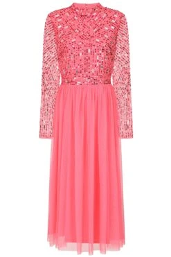 Lela Strawberry Embellished Midi Dress -Frock And Frill US Lela Strawberry Embellished Midi Dress 6