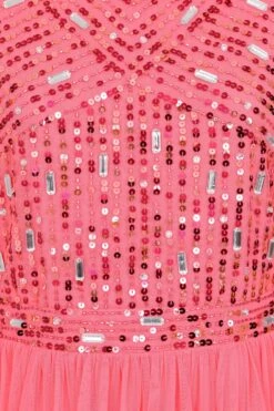 Lela Strawberry Embellished Midi Dress -Frock And Frill US Lela Strawberry Embellished Midi Dress 7