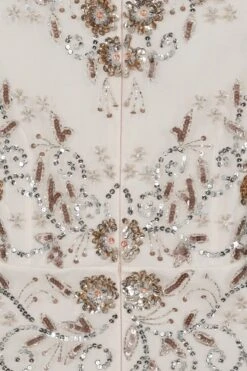 Liana Floral Embellished Maxi Dress -Frock And Frill US Liana Floral Embellished Maxi Dress 2