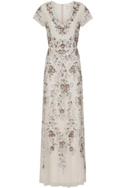 Liana Floral Embellished Maxi Dress