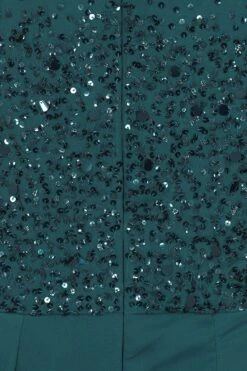 Lori Deep Teal Embellished Jumpsuit -Frock And Frill US Lori Teal Embellished Jumpsuit 5