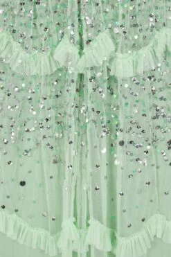 Lynne Green Sequin Midi Dress -Frock And Frill US Lynne Green Sequin Midi Dress 2