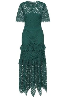 Frock And Frill US -Frock And Frill US Narelle Green Lace Dress 1