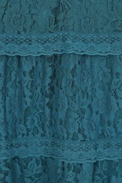 Nerine Teal Lace Midi Dress 21 Nerine Teal Lace Midi Dress -Frock And Frill US Nerine Teal Lace Midi Dress 1