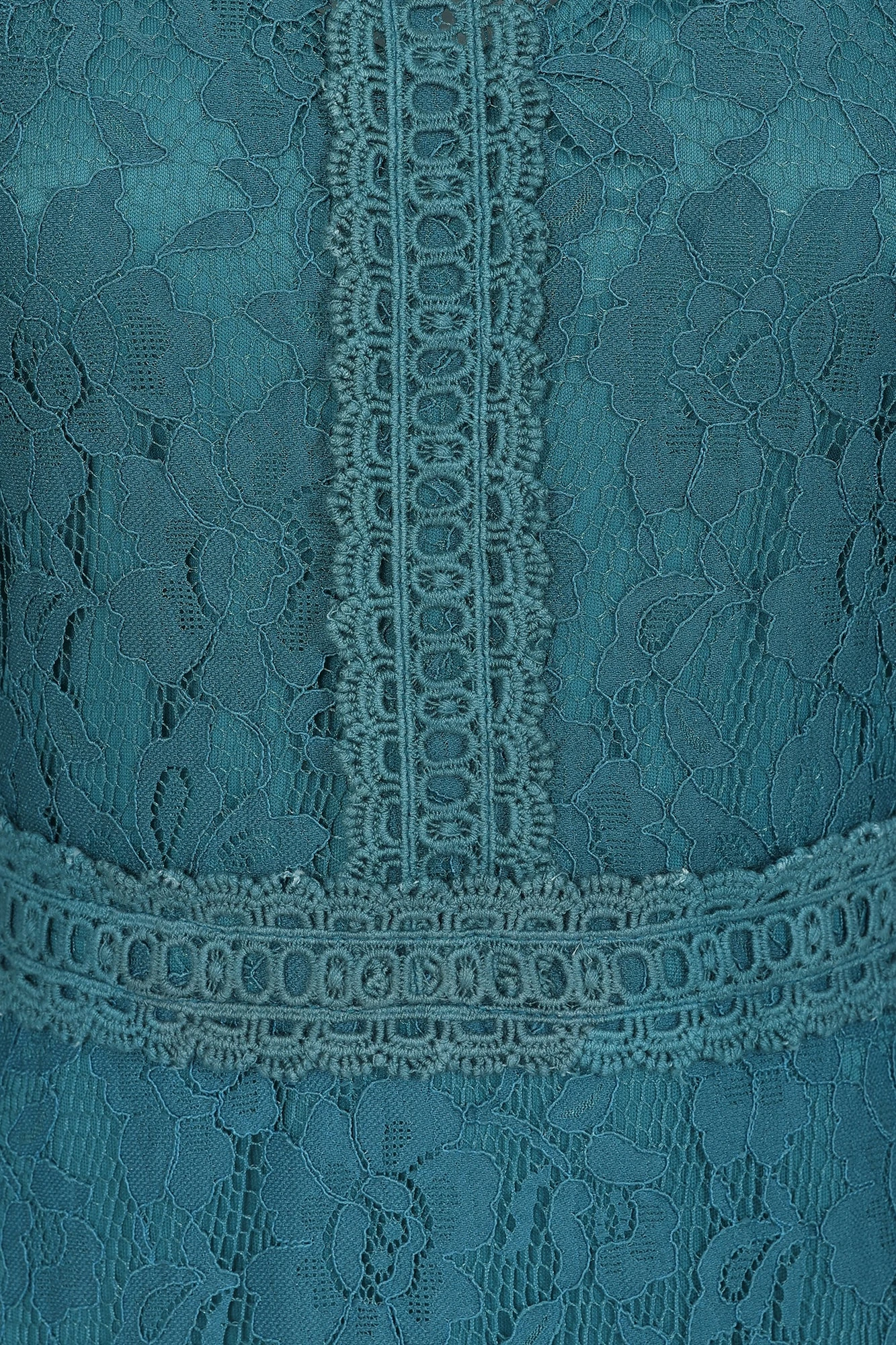 Nerine Teal Lace Midi Dress 9 Nerine Teal Lace Midi Dress - Image 9