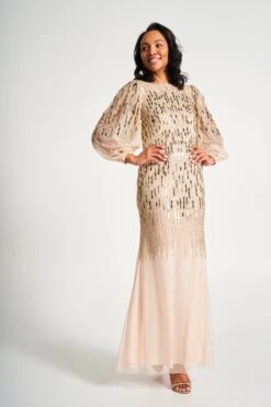Odette Embellished Maxi Dress -Frock And Frill US Odette Embellished Maxi Dress 2 00306239 87e6 4fc3 a263 bca26b9145e4