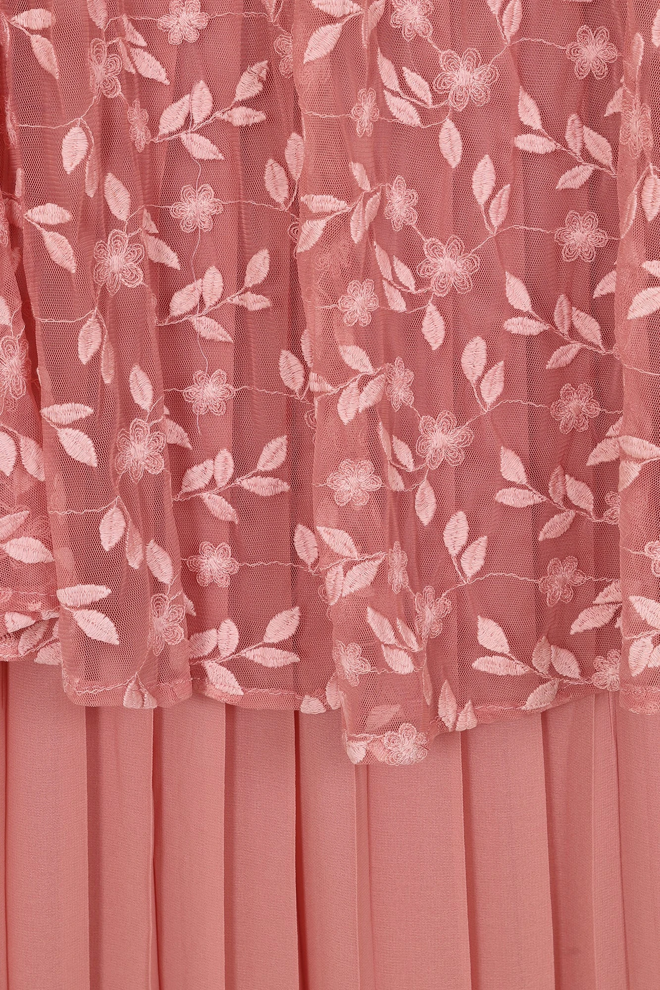 Roisin Blush Embroidered Cape Sleeve Maxi Dress 4 Roisin Blush Embroidered Cape Sleeve Maxi Dress - Image 4