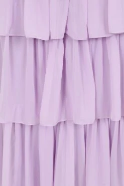 Yolanda Lilac Floral Embellished Midi Dress -Frock And Frill US Yolanda Lilac Floral Embellished Midi Dress 1